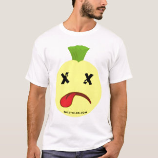 Skadadt ansikte t-shirt