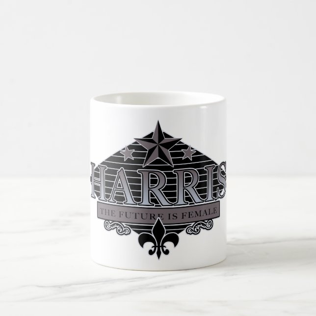 Skadar framtiden för kvinnor kaffemugg (Center)