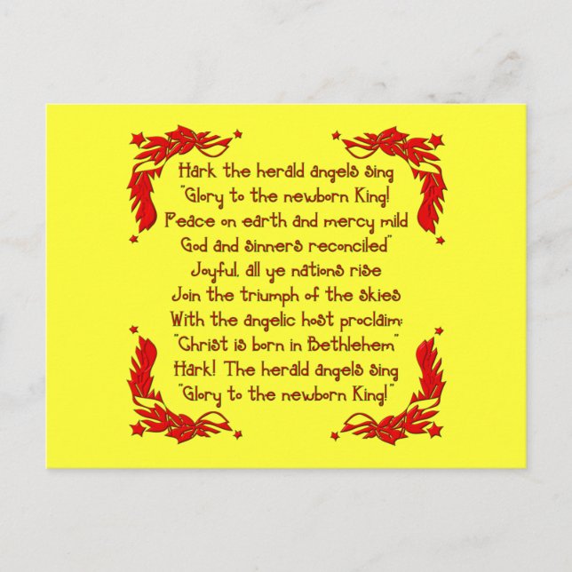 Skadar Herald Änglar sjunga... Vykort (Framsida)