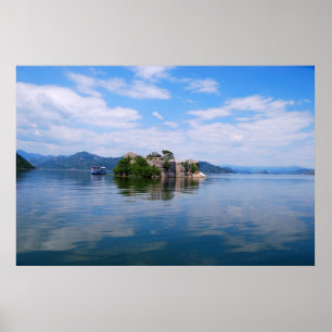 Skadar Sjö i Montenegro Poster