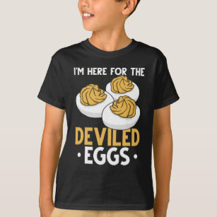 Skadat ägg, matmat, Älskare flony Ägg, Humor T Shirt