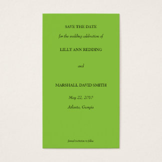 Skadavund Spara datumkortet Visitkort