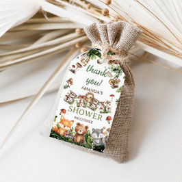 Skådedjur - botaniskt babyskor Tack Presentetikett