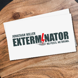 Skadedjursbekämpningstjänster - Exterminator Visitkort