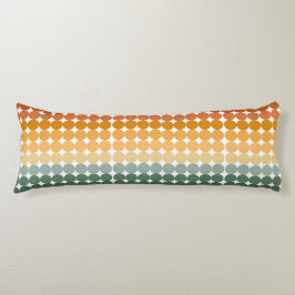 SKADEER AV GRÖNT & ORANGE POLKA DOTS KROPPSKUDDE