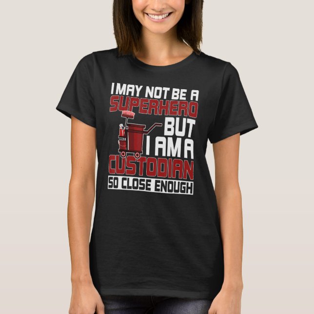 Skådeförrättare Städning Depodial T Shirt (Framsida)
