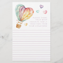 Skådekort för favoritfamiljetradition