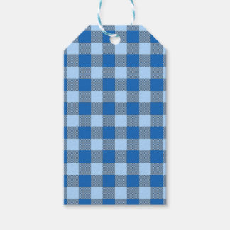 SKADER AV BLUE PLAID MÖNSTER PRESENTETIKETT