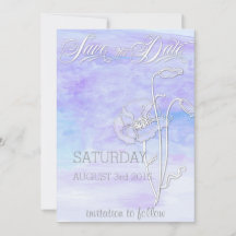 SKADER AV BLUES WATERFÄRGPOPPIES SPARAR DATUM