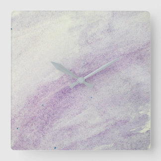 SKADER AV LILAC akrylväggslås Fyrkantig Klocka