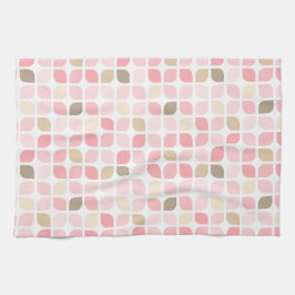 SKADER AV ROSA BROWN WHITE LÖV MÖNSTER KÖKSHANDDUK