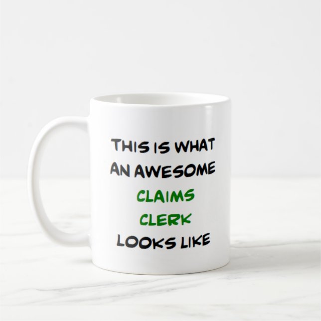 skadereglerare, fantastisk kaffemugg (Vänster)