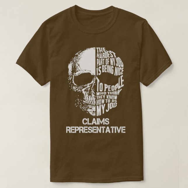 Skaderegleringsrepresentant T Shirt (Design framsida)