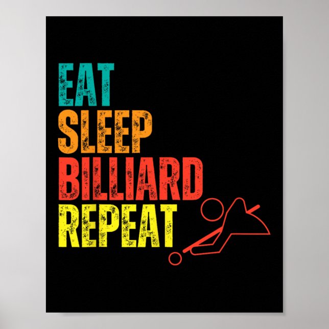 Skådespelare för billiards-apparater poster (Framsidan)