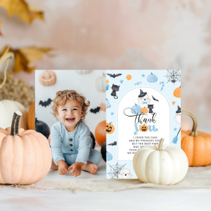 Skådespelaren Ett Halloween-födelsedagsfototack fö Inbjudningar