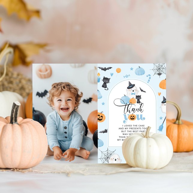 Skådespelaren Ett Halloween-födelsedagsfototack fö Inbjudningar (Skapare uppladdad)