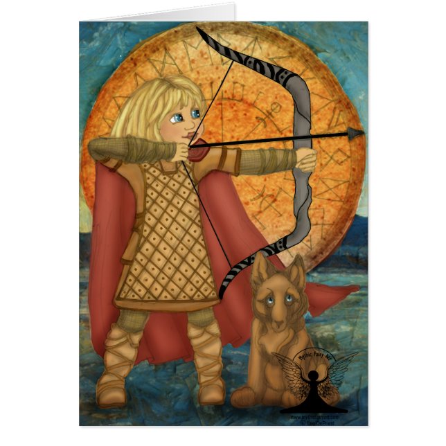 Skadi Norsegudinna OBS Kort (Framsidan)