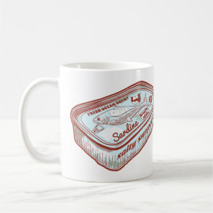 Skadlig andedräktighet (sardiner) kaffemugg
