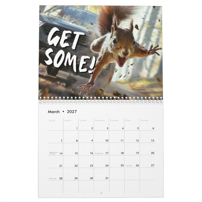 Skadlig åtgärdskalender 2025 "Hämta lite" Kalender (Mar 2027)