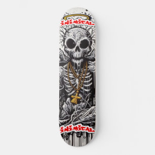 Skadlig legion mini skateboard bräda 18,5 cm
