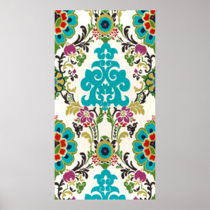 Skadliga Blommönster Poster