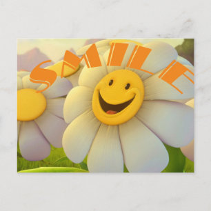 Skadliga Daisy Smile Vykort