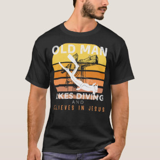 Skadliga djup: Gammala gamla män dör med Jesus och T Shirt