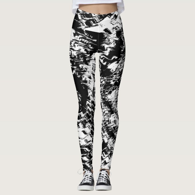 Skadliga djup leggings (Framsida)
