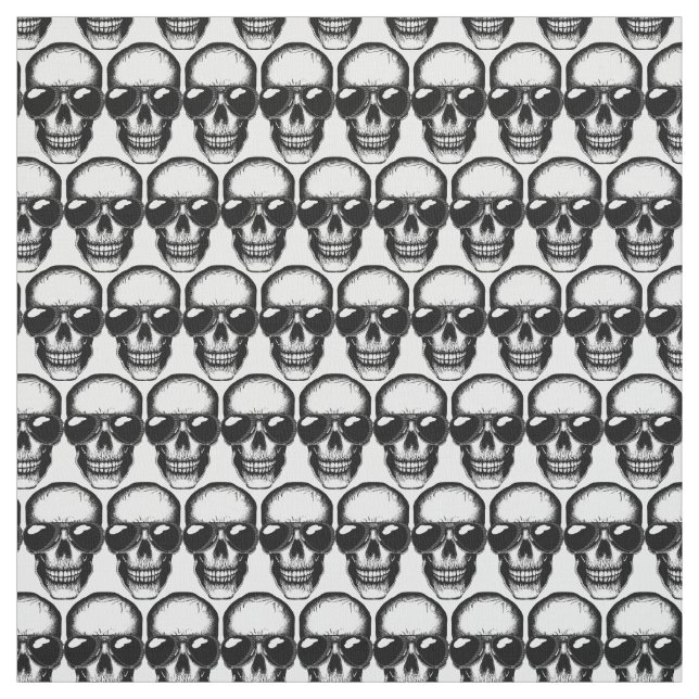 Skadliga Döskallar Tyg (Provkarta)