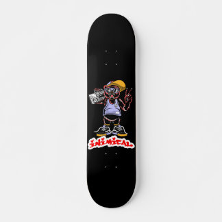 Skadligt Coola Bear Mini Skateboard Bräda 18,5 Cm