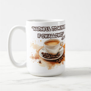 "Skadligt för människor om Svalt" Kaffemugg