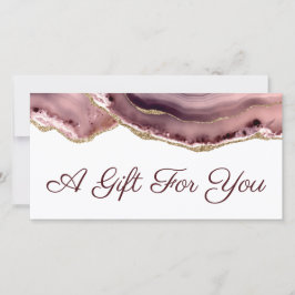 Skadligt gåvocertifikat för ro agate