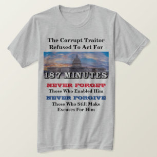 Skadligt handlande vägrade agera i 187 minuter t shirt