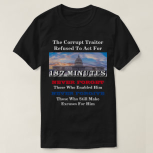 Skadligt handlande vägrade agera i 187 minuter t shirt