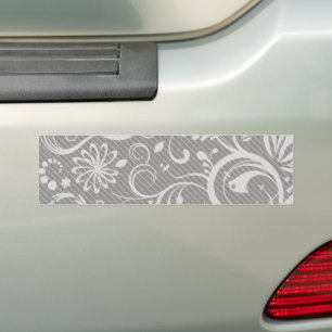 Skadmönster, Grått Damask, Fransk Damask Bildekal