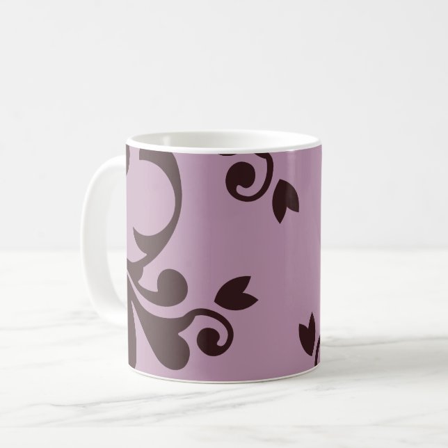 Skadmönster, skugga, Fransk, skugga Kaffemugg (Framsida vänster)