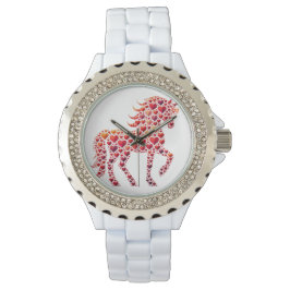 SKADOR AV RÖDA VALENTINHJÄRTHORS ARMBANDSUR