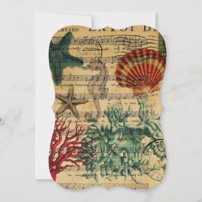 Skador av tropisk korallrev inbjudningar (Framsida)