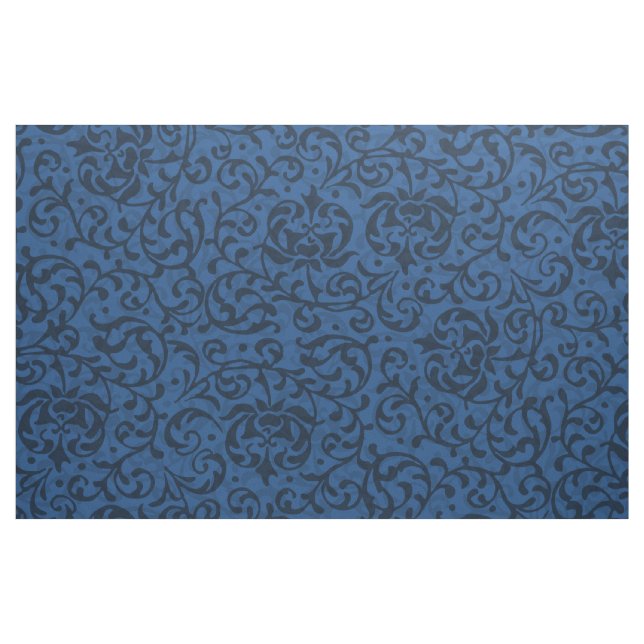 Skador för blå Blommigt i renaissance Tyg (Fat Quarter)