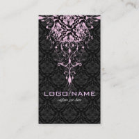 Skador för elegant Black & Rosa Tones Vintage Blom