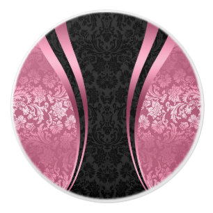 Skador för svart och Rosa Blommigt Knopp