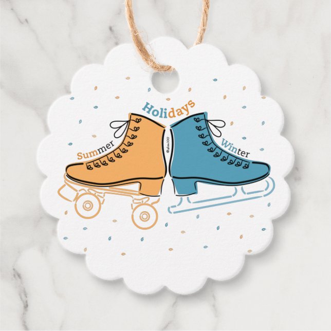 Skador i mitt liv ・ Helgdagar ・ Gåvor Etiketter (Framsida)