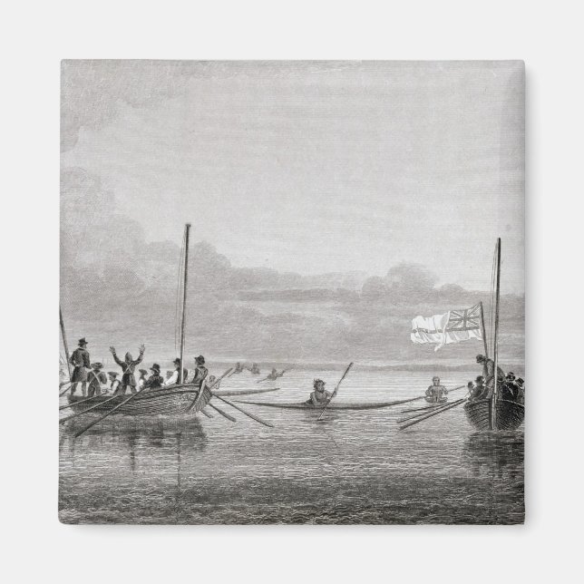 Skador som kommer mot båtar i Shoalwater Magnet (Framsidan)