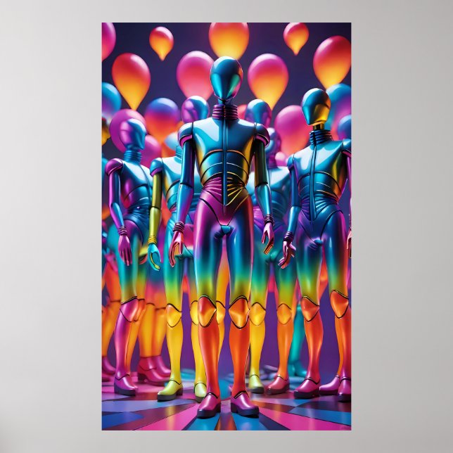 Skadtroperer från Balloon Spy Parad Poster (Framsidan)