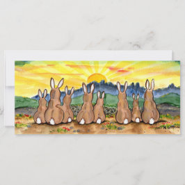 Skaffa bra kanin Sunrise Scene Whimsical Cute