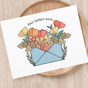 Skaffa brunnsblommor som illustrerats vykort