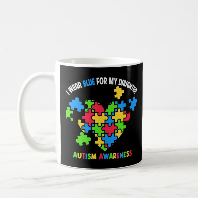 Skaffa den här Shirt-presenten till Autism Awarene Kaffemugg (Vänster)