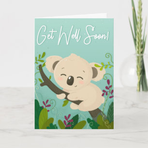 Skaffa dig ett bra kort för Cute Koala Bear-hälsni