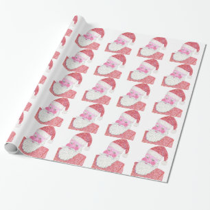 Skaffa dig inkapslad i Santa Pointillism Wrapping Presentpapper
