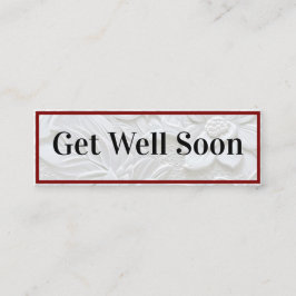 Skaffa dig snart/Lycka till Mini-Affärskortet Mini Visitkort